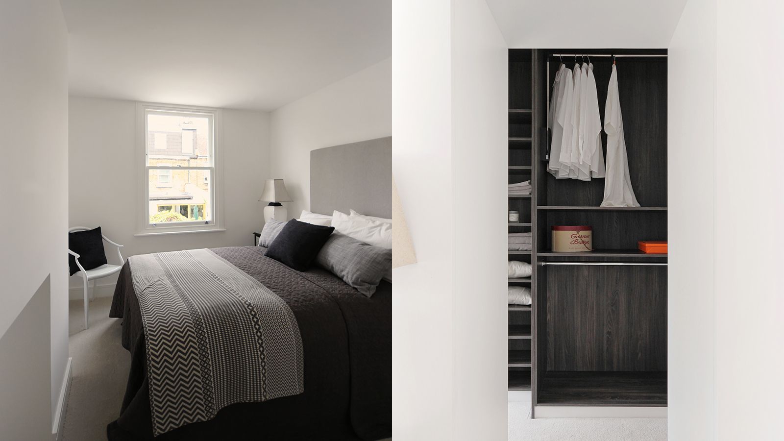 Shepherds Bush – Single Family House: Bedroom and wardrobe
